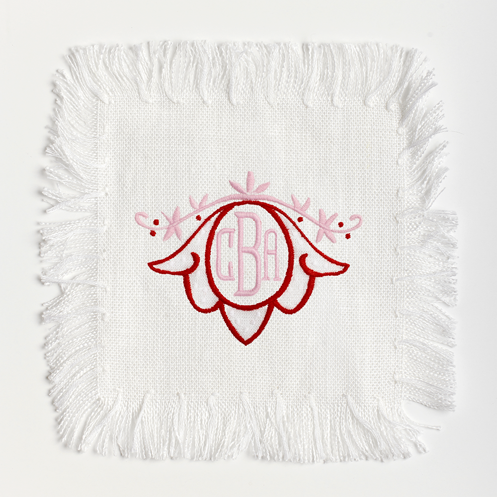 Holiday Monogram No. 01 Cocktail Napkins