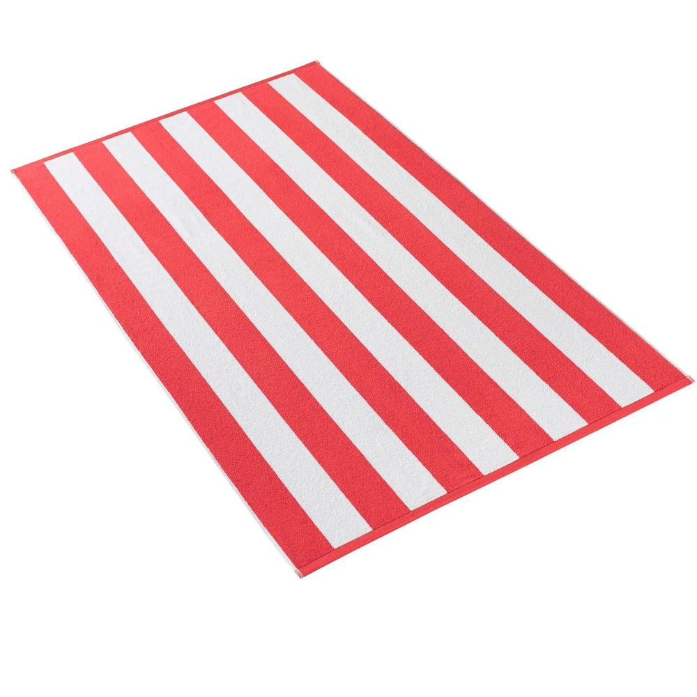 Customizable Cabana Stripe Beach Towel