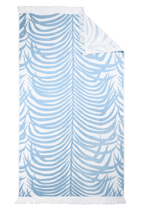 Zebra Palm Customizable Beach Towels