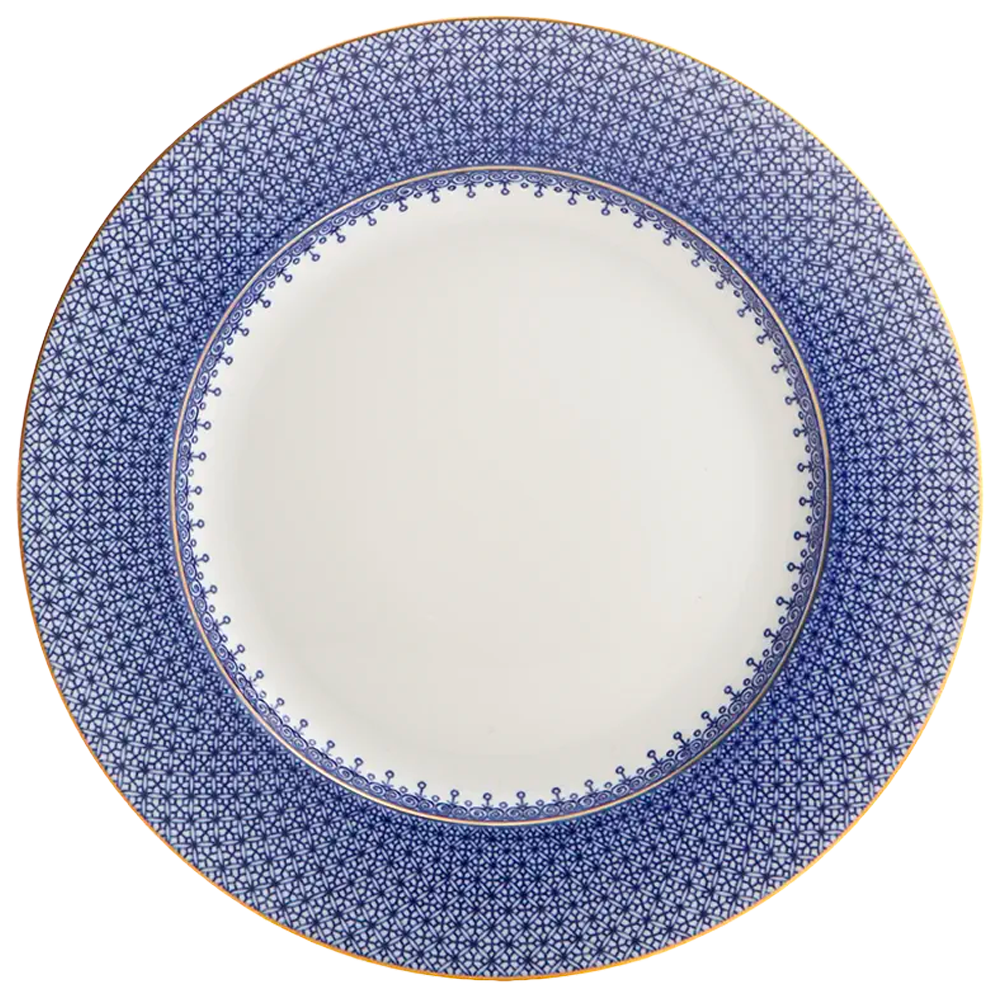 Lace Dinner Plate - Blue