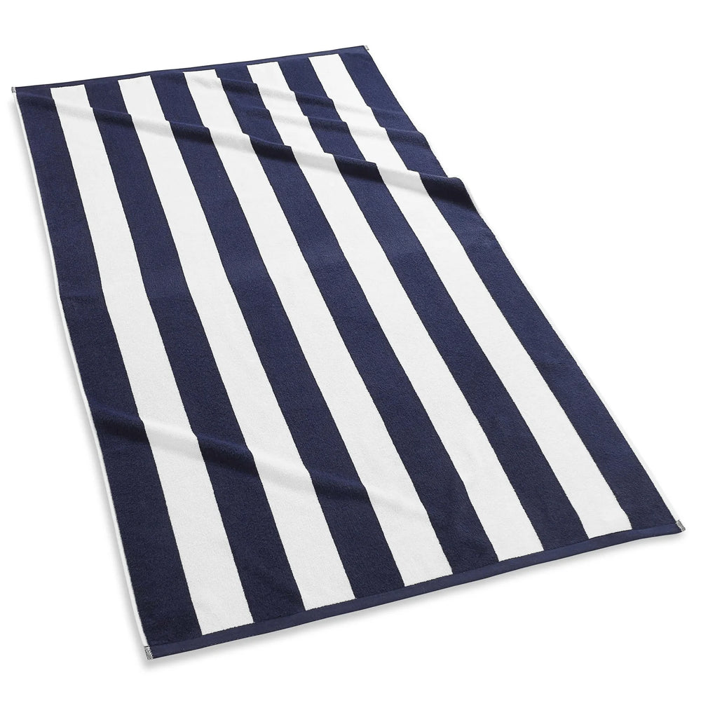 Customizable Cabana Stripe Beach Towel