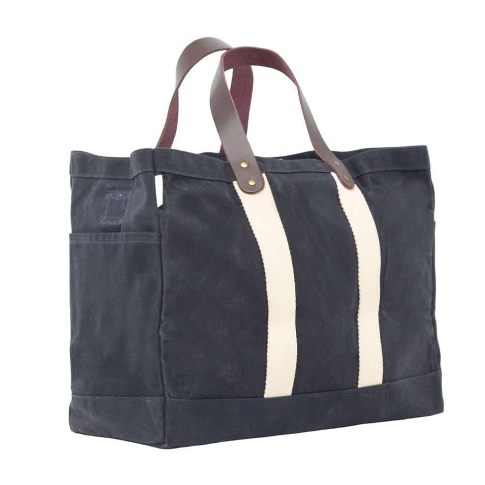 Waxed Customizable Commute Tote - Slate