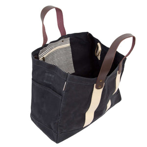 Waxed Customizable Commute Tote - Slate