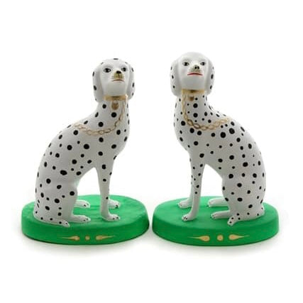 Spotted Dalmations on Pedestals