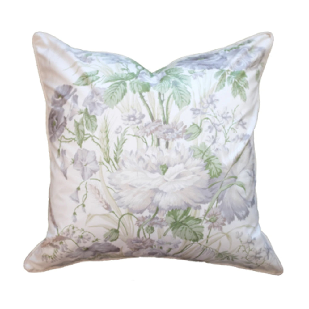 Boughton House Pillow - Porcelain / Gris