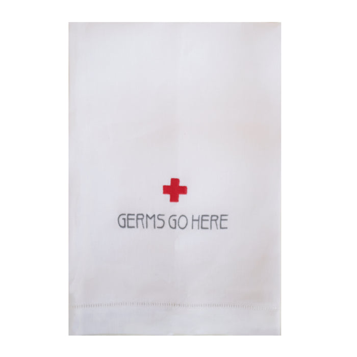 Germs Go Here Customizable Hand Towel
