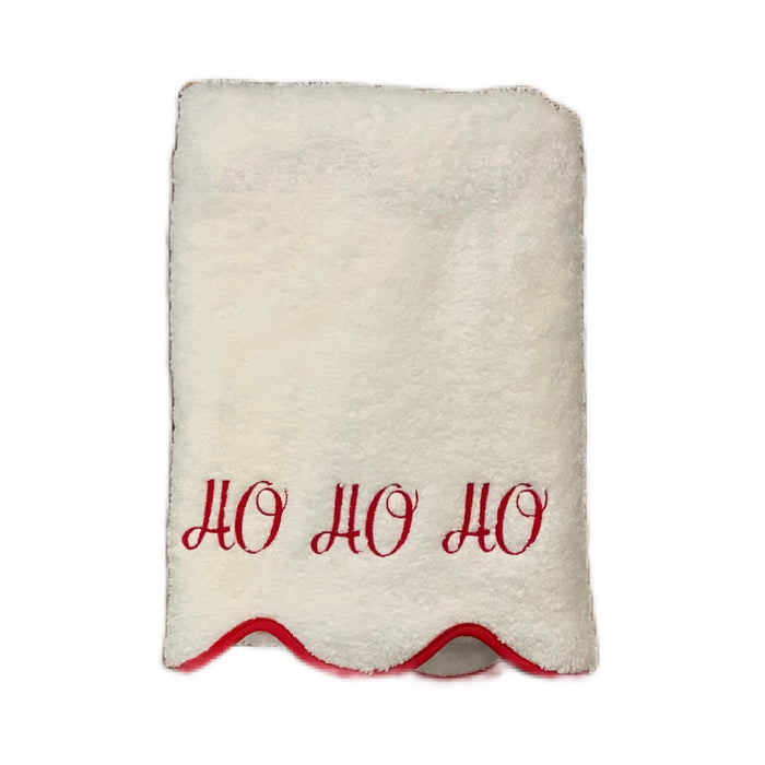 Ho Ho Ho Cairo Scallop Hand Towel