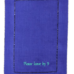 Please Leave by 9 Fold-Over Cocktail Napkins
