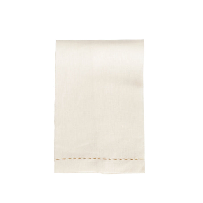 Classico Customizable Linen Hand Towel - Ecru