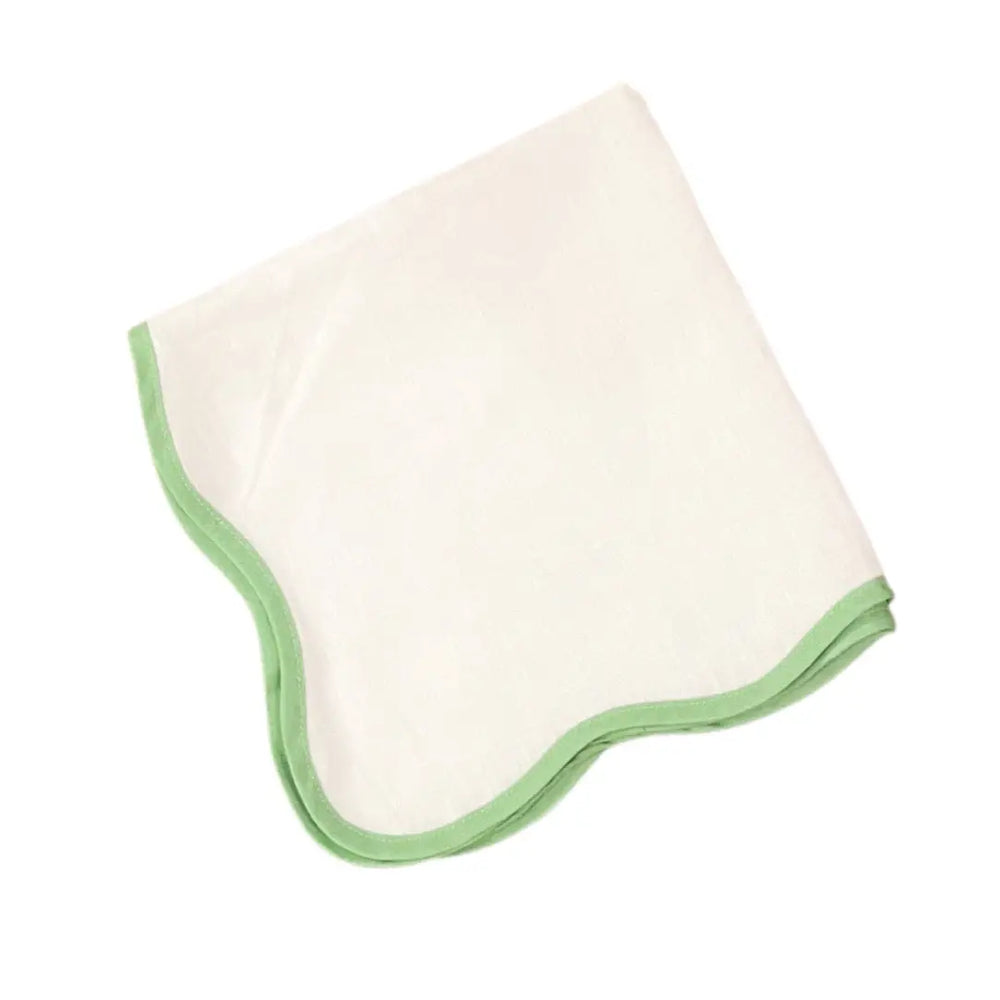 Alexandria Cloth Dinner Napkins in Moss Green - Pearl & Maude Home