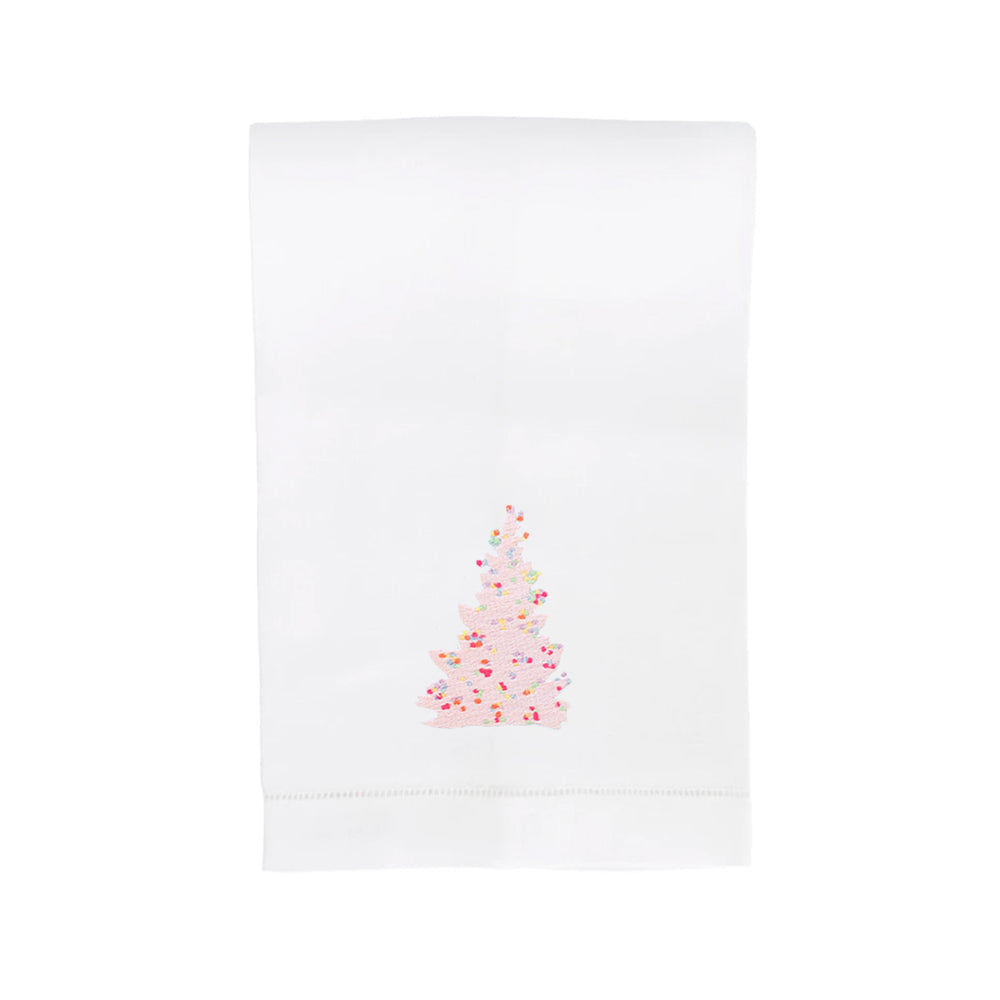 Tinsel Tree Customizable Hand Towel