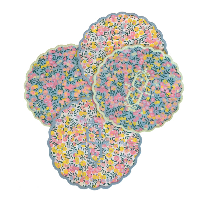 Liberty of London Round Scalloped Cocktail Napkin