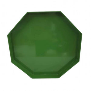 Emerald Octagonal Lacquered Tray