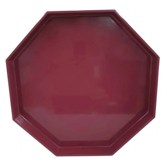 Berry Octagonal Lacquered Tray