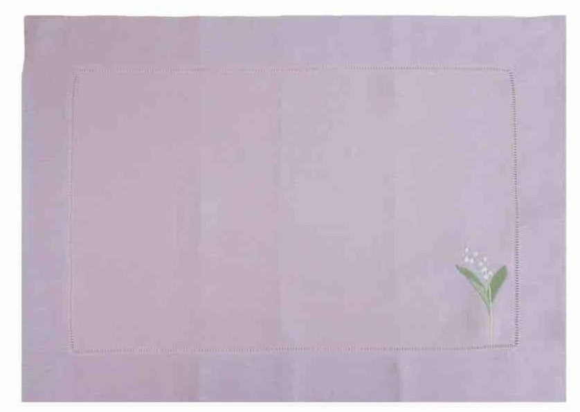 Lily of the Valley Placemats - Lavender