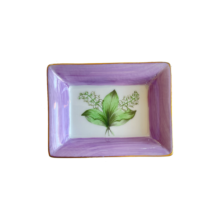 Lavender Lily of the Valley Tray - Small